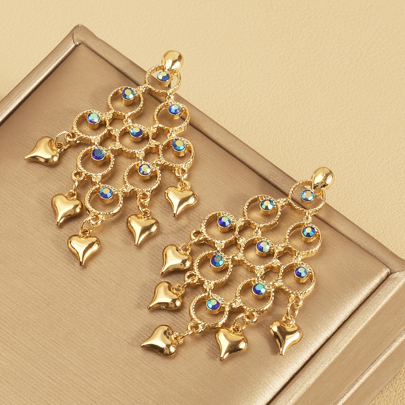 Women's Exaggerated Diamond-Shaped High-End Fashion Earrings